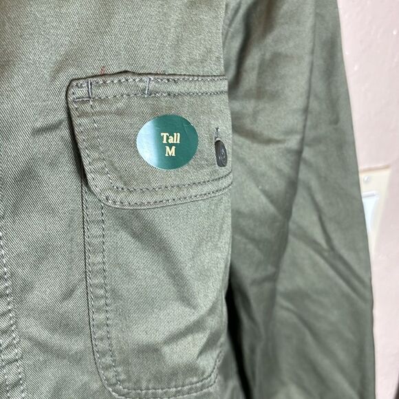 L.L. Bean men’s signature lined canvas shirt jacket medium tall nwot - Picture 2 of 7